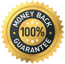 100 percent money-back guarantee